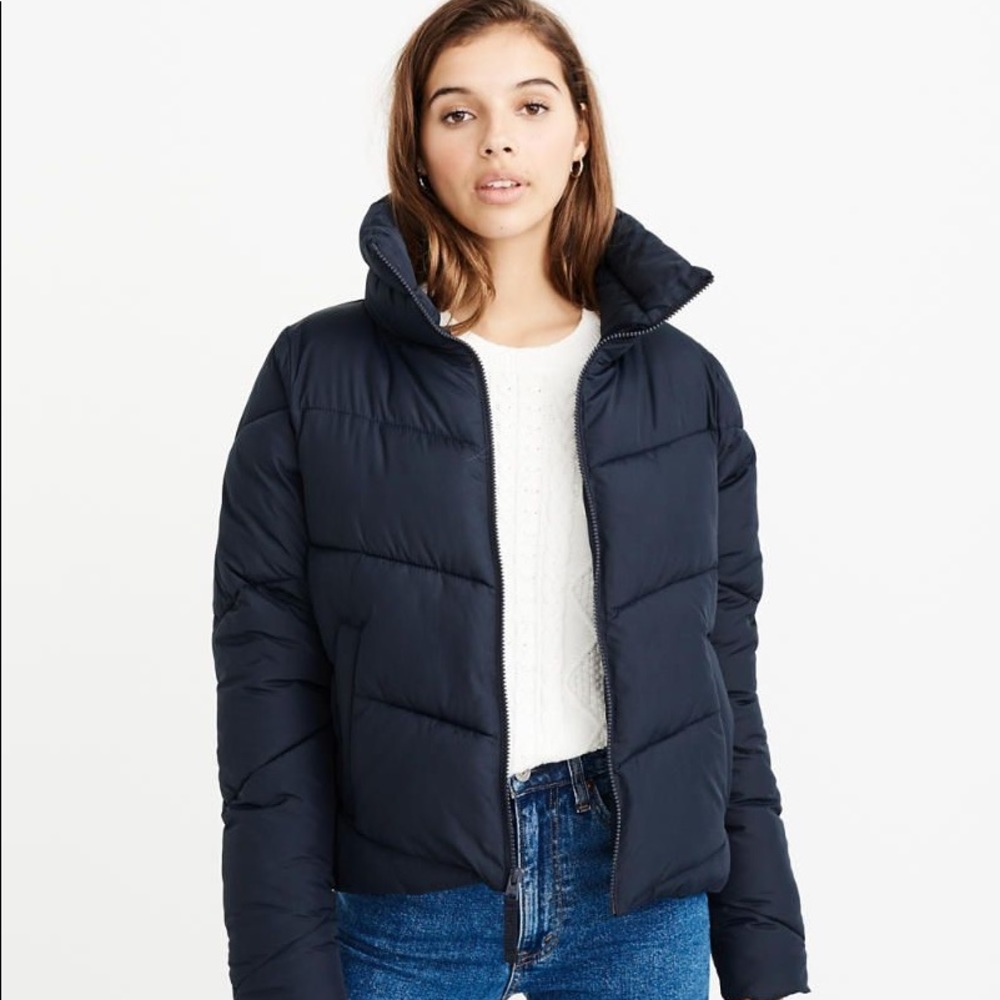 Abercrombie mini puffer jacket